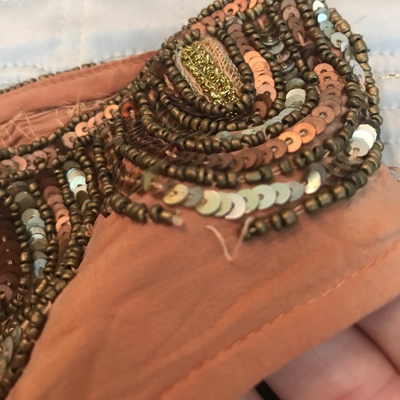 Tracy Reese New York Beautiful Beaded Silk Top - Picture 6 of 8