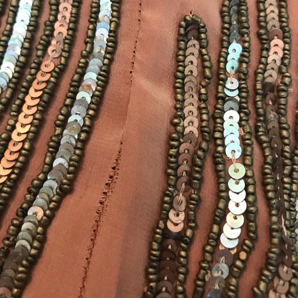 Tracy Reese New York Beautiful Beaded Silk Top - Picture 7 of 8