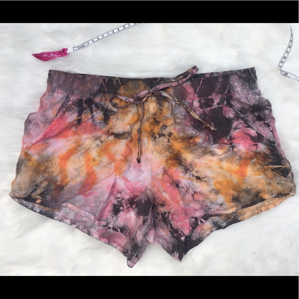 C&C California Dolphin Drawstring Shorts Tie Dye