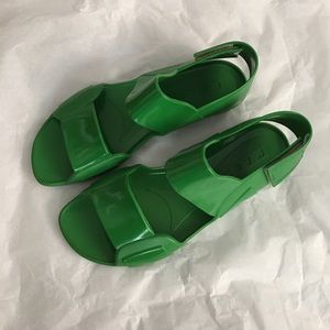 Marni Green Jelly Sandals!