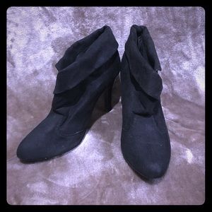 Black ankle boots