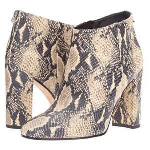 Sam Edelman snake skin booties