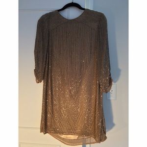 Beaded Parker dress.