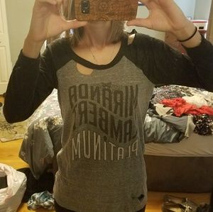 Distressed Miranda Lambert long sleeve