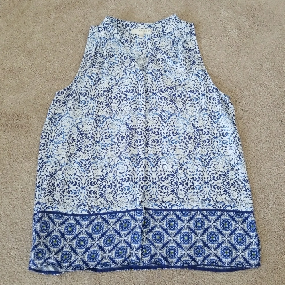 button down rayon dress tank