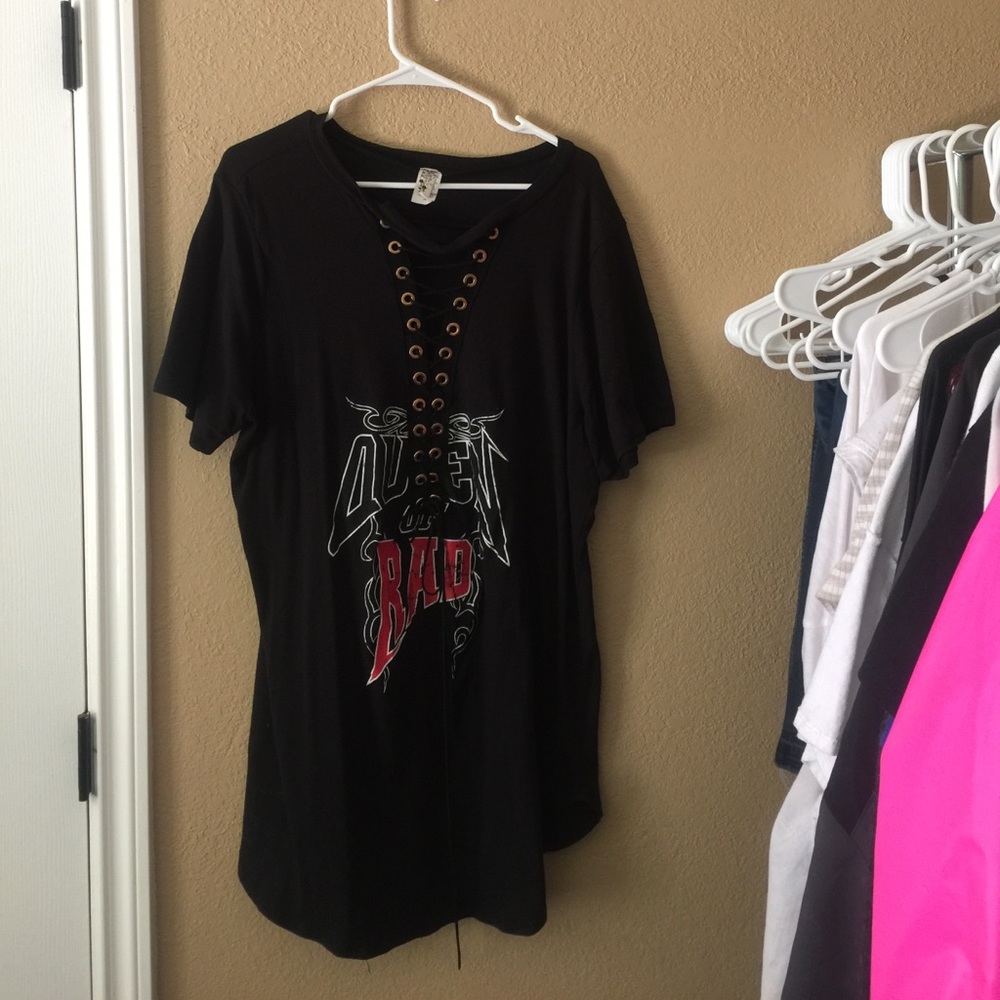 Cross cross t shirt / t shirt dress