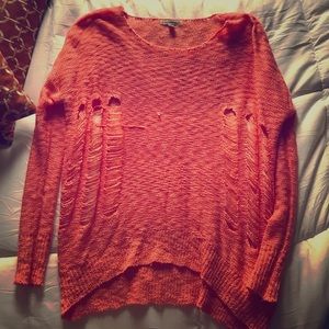 Small Orange Sweater