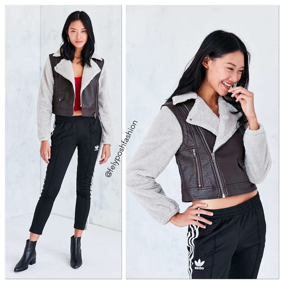 Urban Outfitters BDG Cozy Moto Jacket - Picture 2 of 3