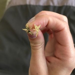 14k gold Tinker bell Earrings