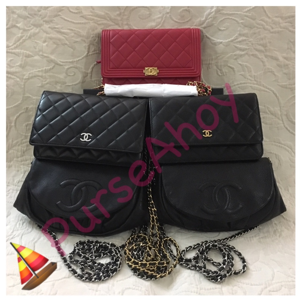 Chanel WOC Wallet On Chain Caviar & Lambskin