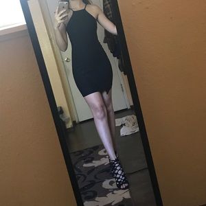 Figure-hugging Envelope Dress