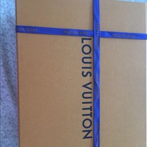 authentic Louis Vuitton box and bag with ribbon
