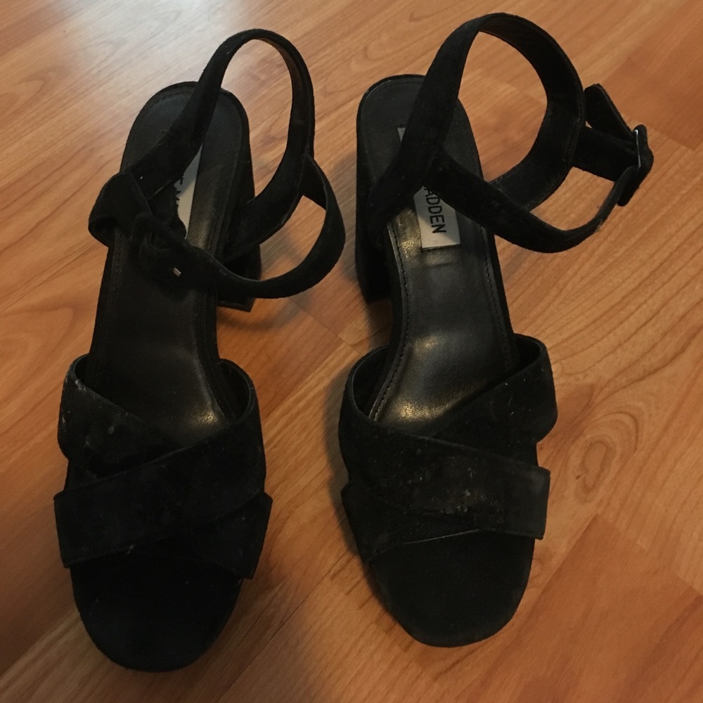 Steve Madden black heels