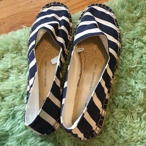 Stripped women's shoes