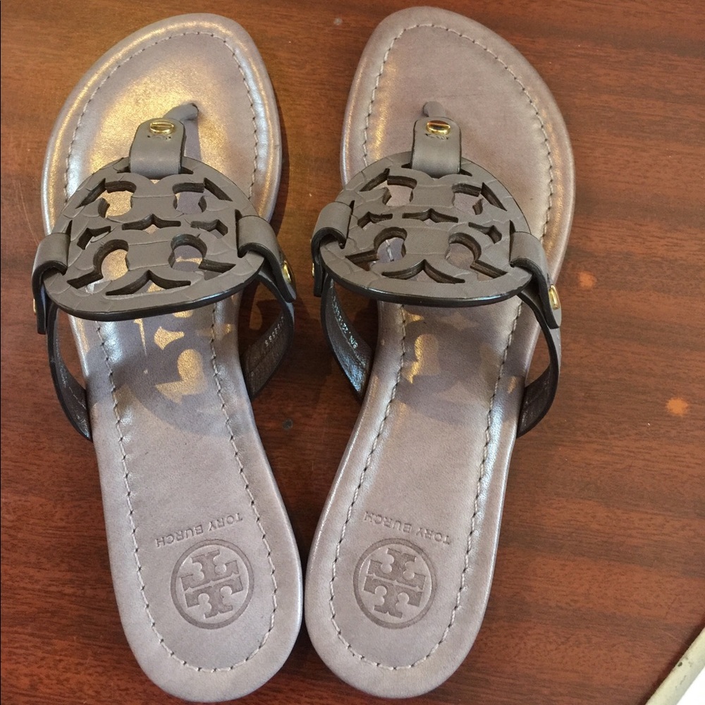 Tori burch miller leather