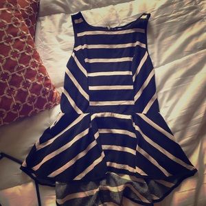 Small striped sleeveless top