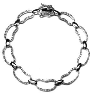 14 K weight gold.  With Dia