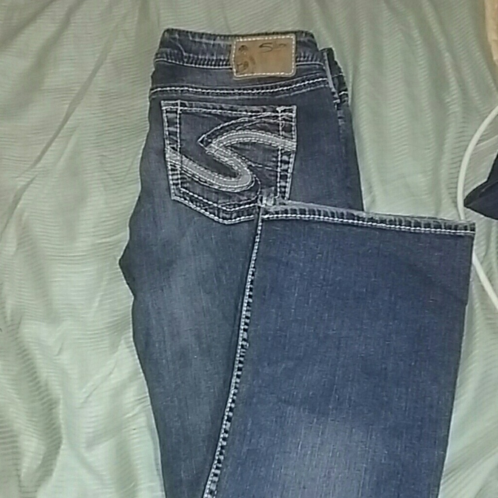 Silver jeans