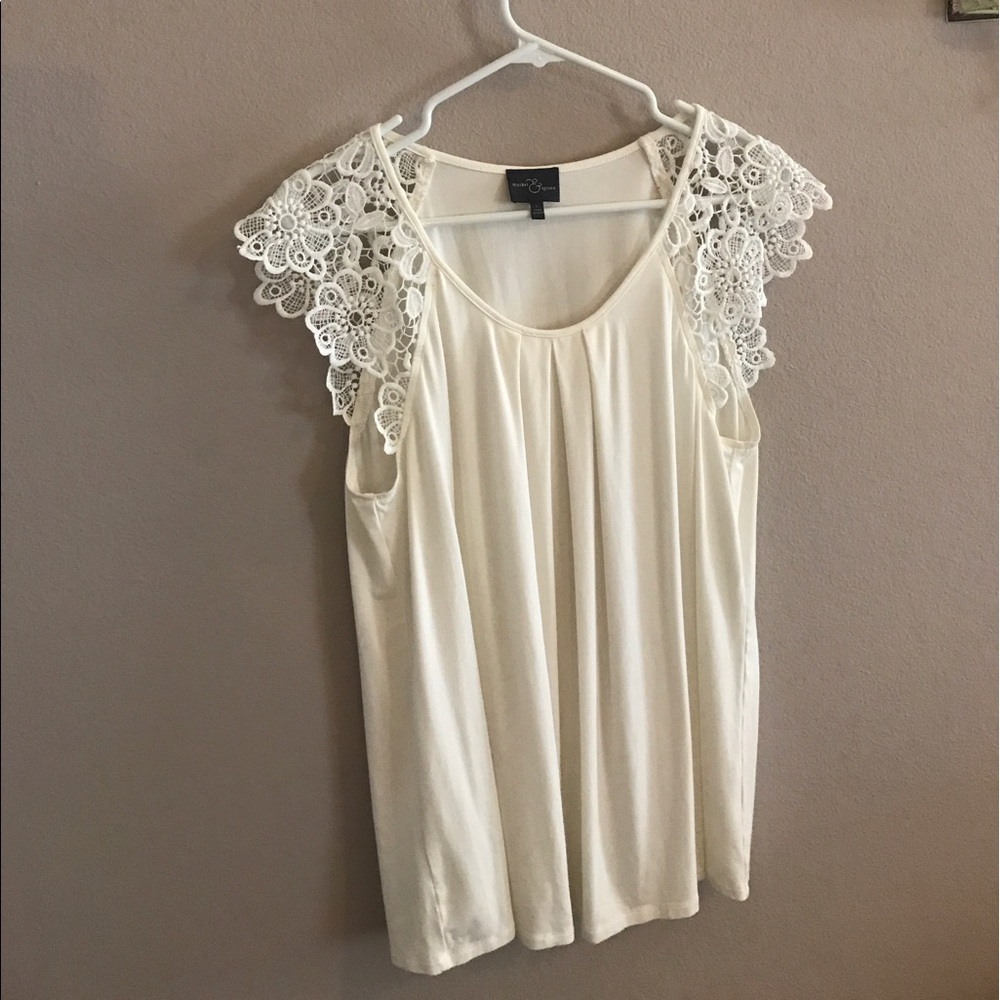 StitchFix Market Spruce lacey top