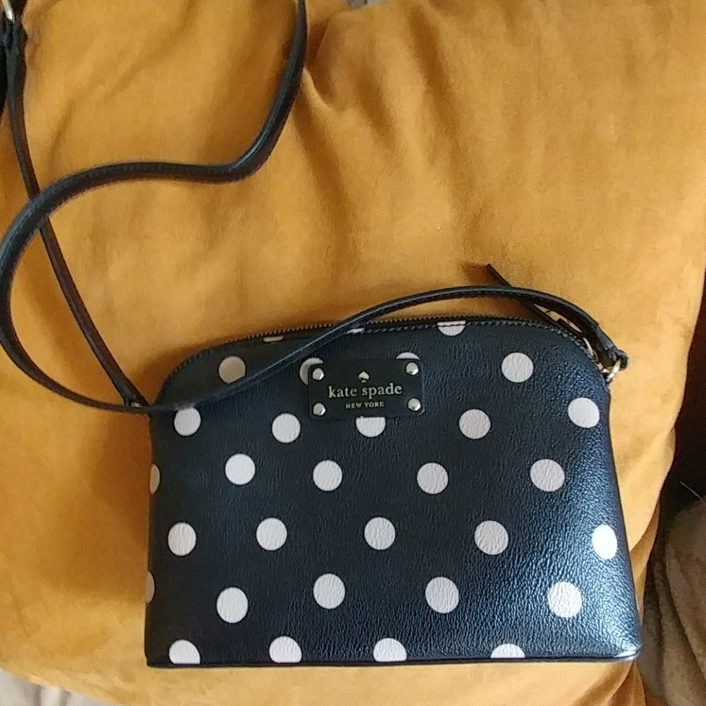 Kate spade polka dot crossbody