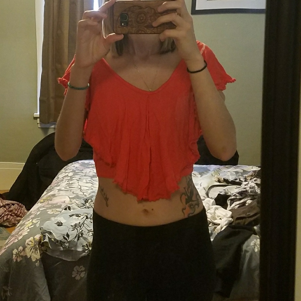 *Final price* Red Orange crop top