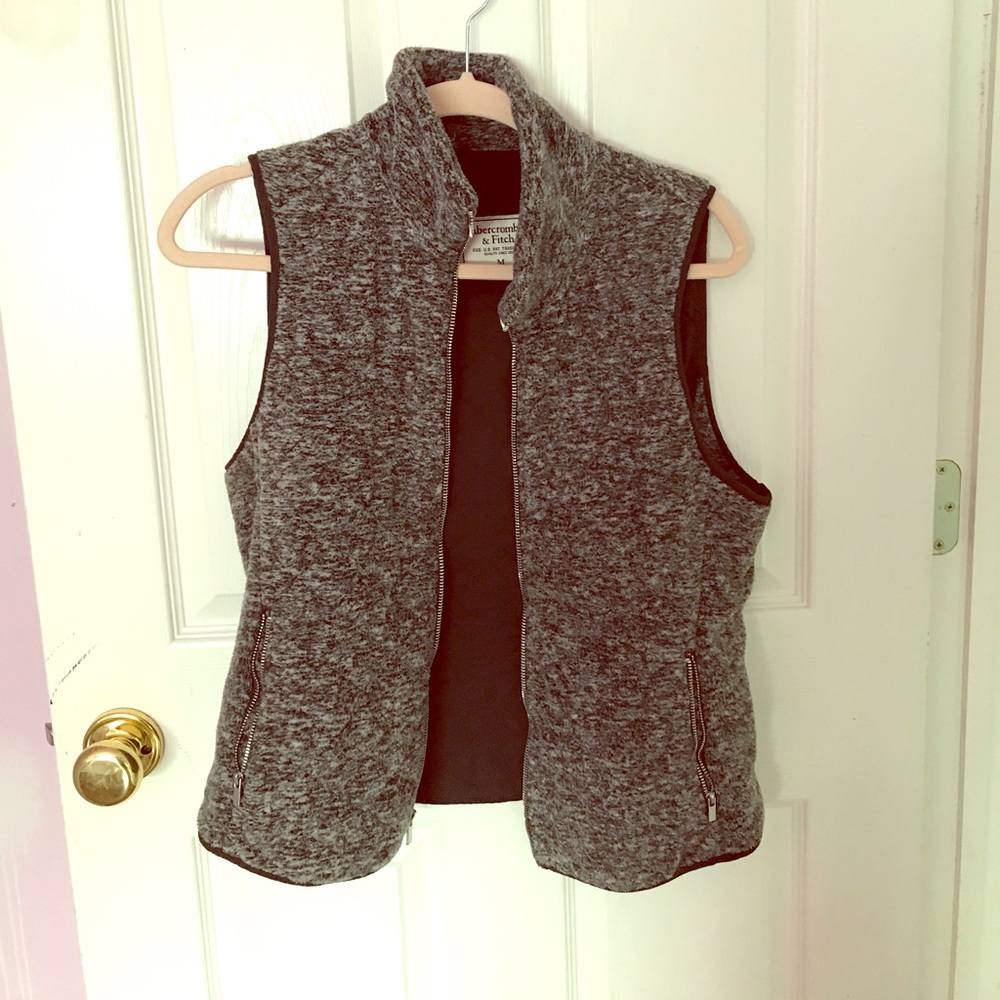 Abercrombie boiled wool vest