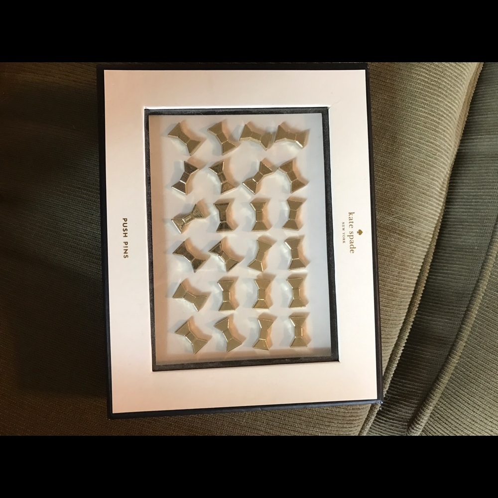 Kate Spade Bow Push Pins