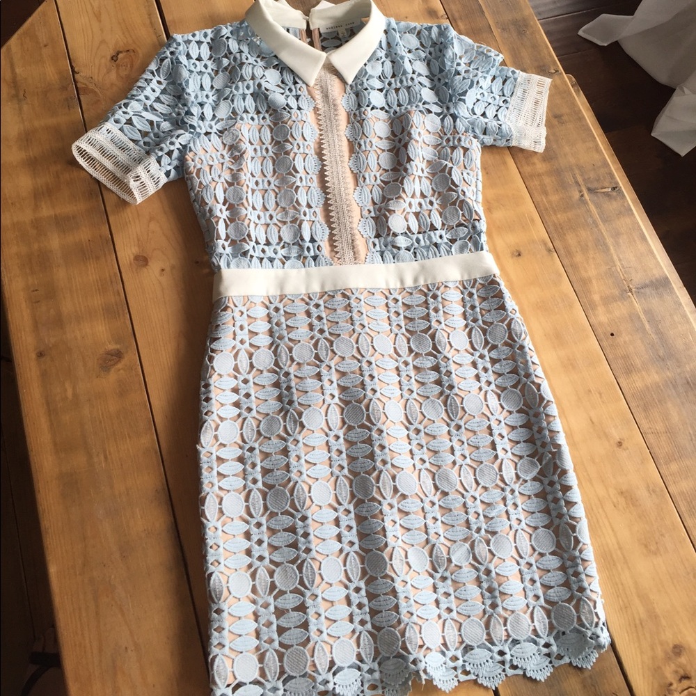 Endless Race Blue Lace/Crochet Dress