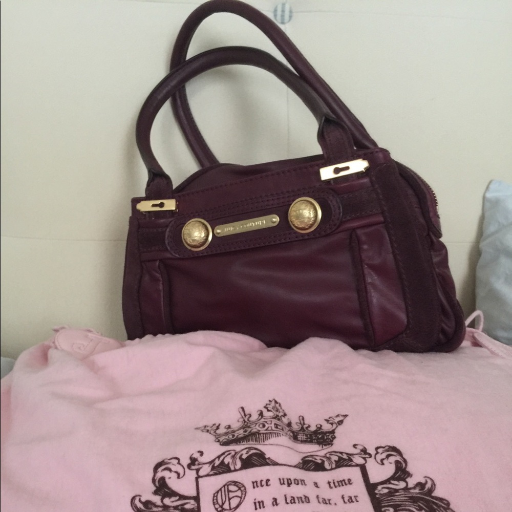 Juicy couture mini leather handbag