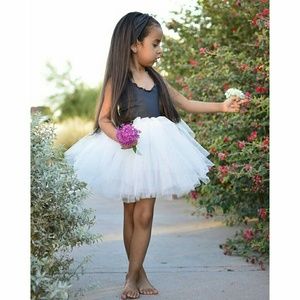 Tutu Ballerina Dress in Dark Grey