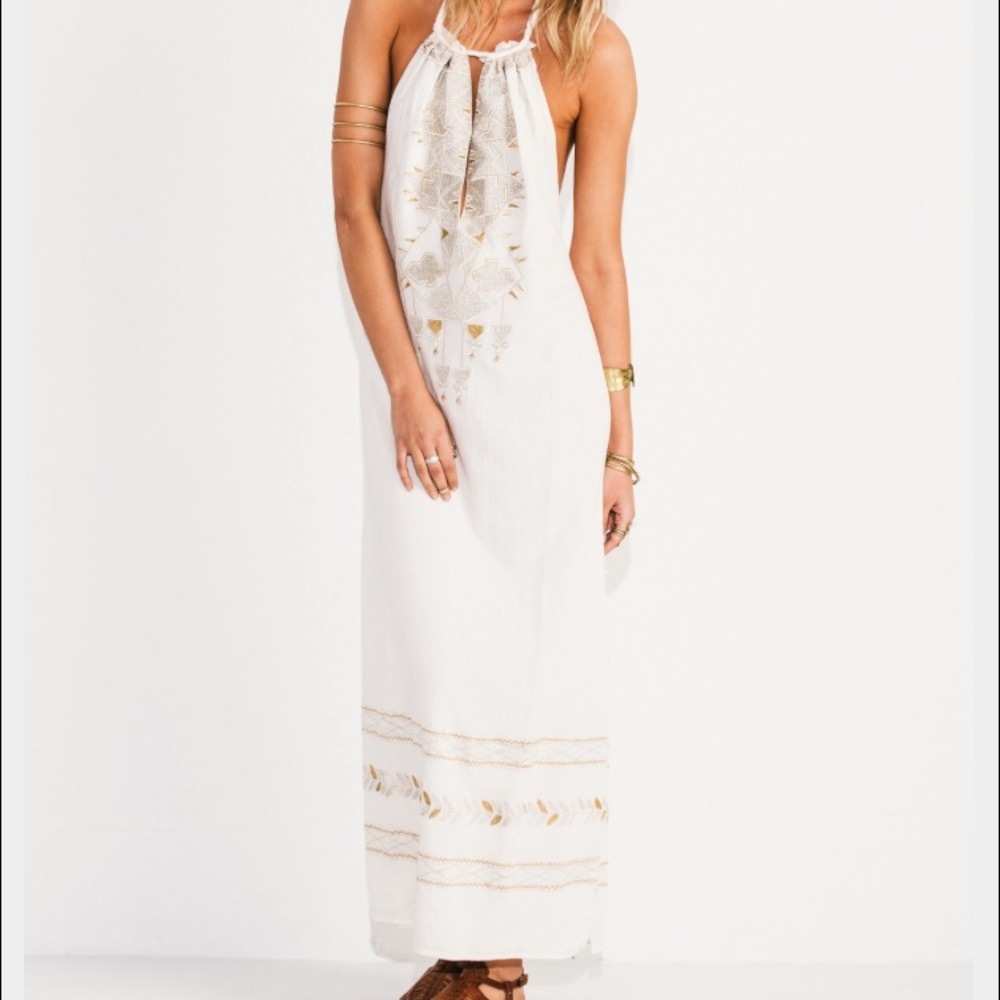 Jen's Pirate Booty Juliet Halter Maxi Dress
