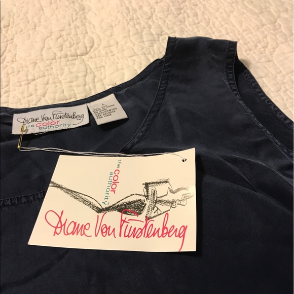 {Diane Von Furstenberg} 100% Silk Camisole - Picture 3 of 3