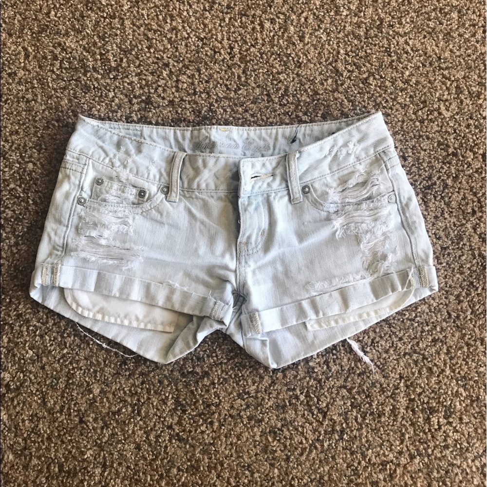 American Eagle Light wash Shorts
