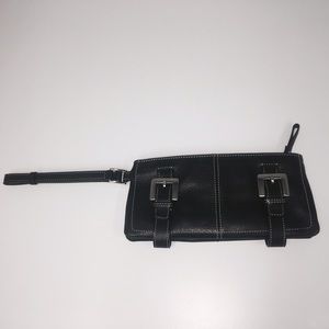 Kenneth Cole black wristlet purse