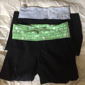 Victoria's Secret PINK yoga Capri leggings
