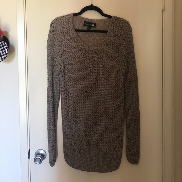 Forever 21 Brown Knit Sweater - Picture 1 of 2