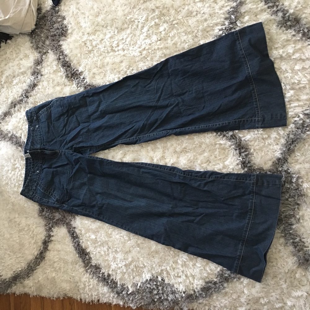 Loft super wide leg denim