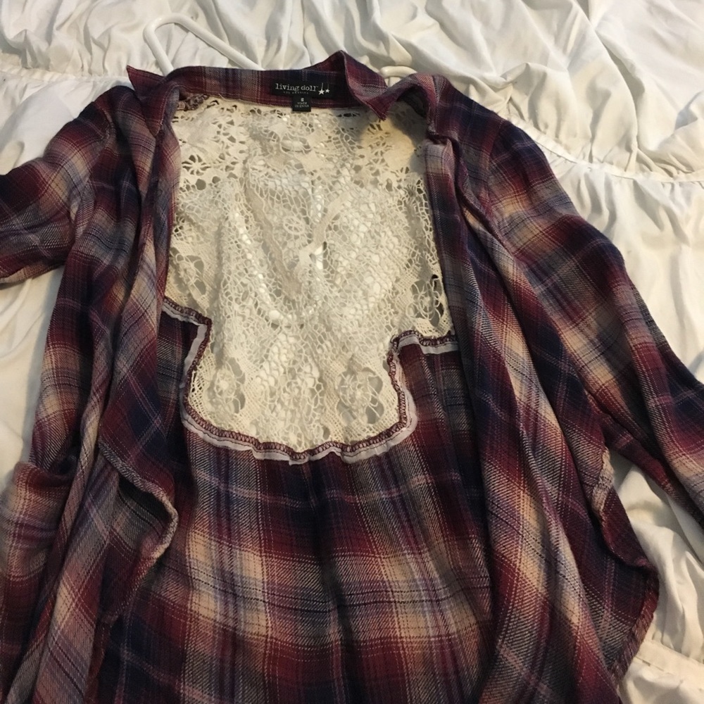 Living doll cardigan/ shirt