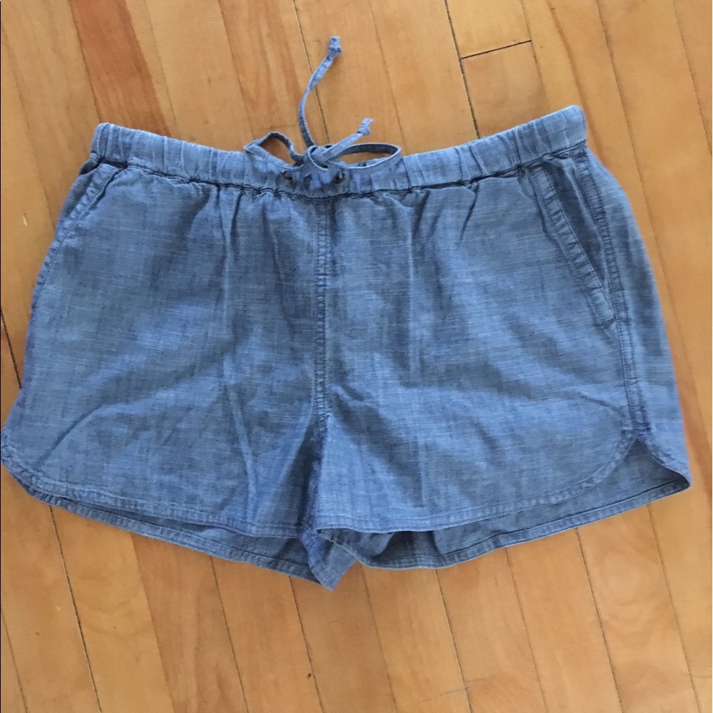 J. Crew Chambray Drawstring Shorts