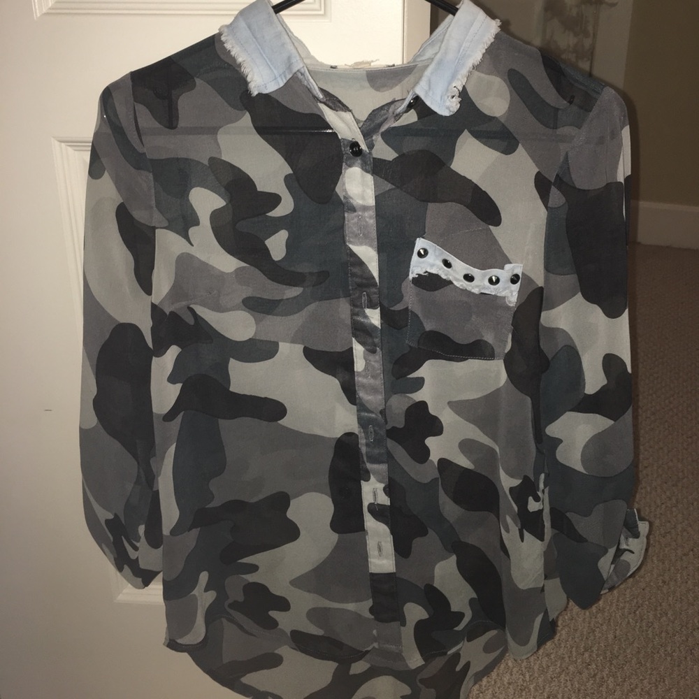 Camo Blouse