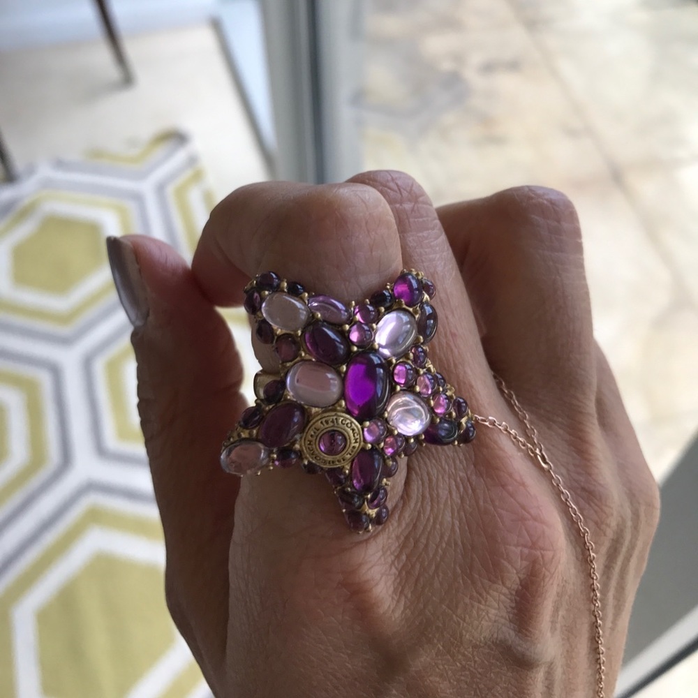 Coach Authentic Starfish ring