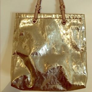 Michael Kors gold purse