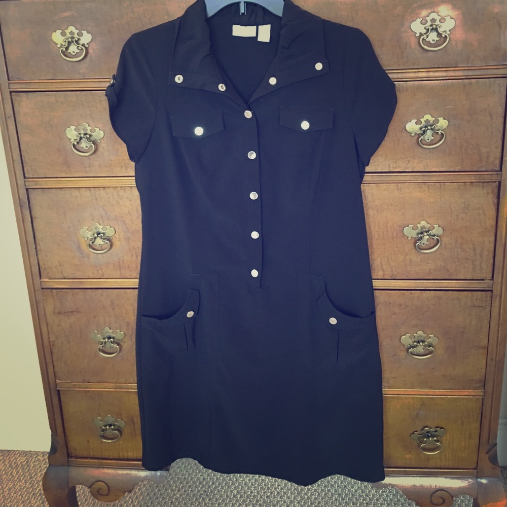 Zenery black travel dress SZ 0