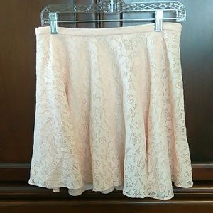 Forever 21 Lace Skater Skirt