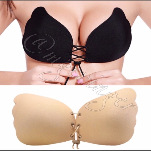 ADHESIVE STRAPLESS BRA NUDE - Picture 2 of 6