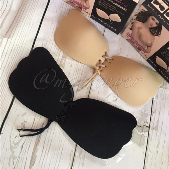 ADHESIVE STRAPLESS BRA NUDE - Picture 3 of 6