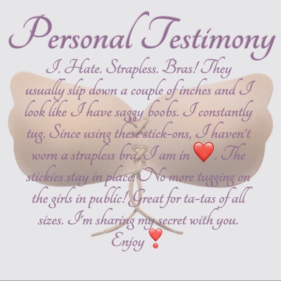 ADHESIVE STRAPLESS BRA NUDE - Picture 6 of 6