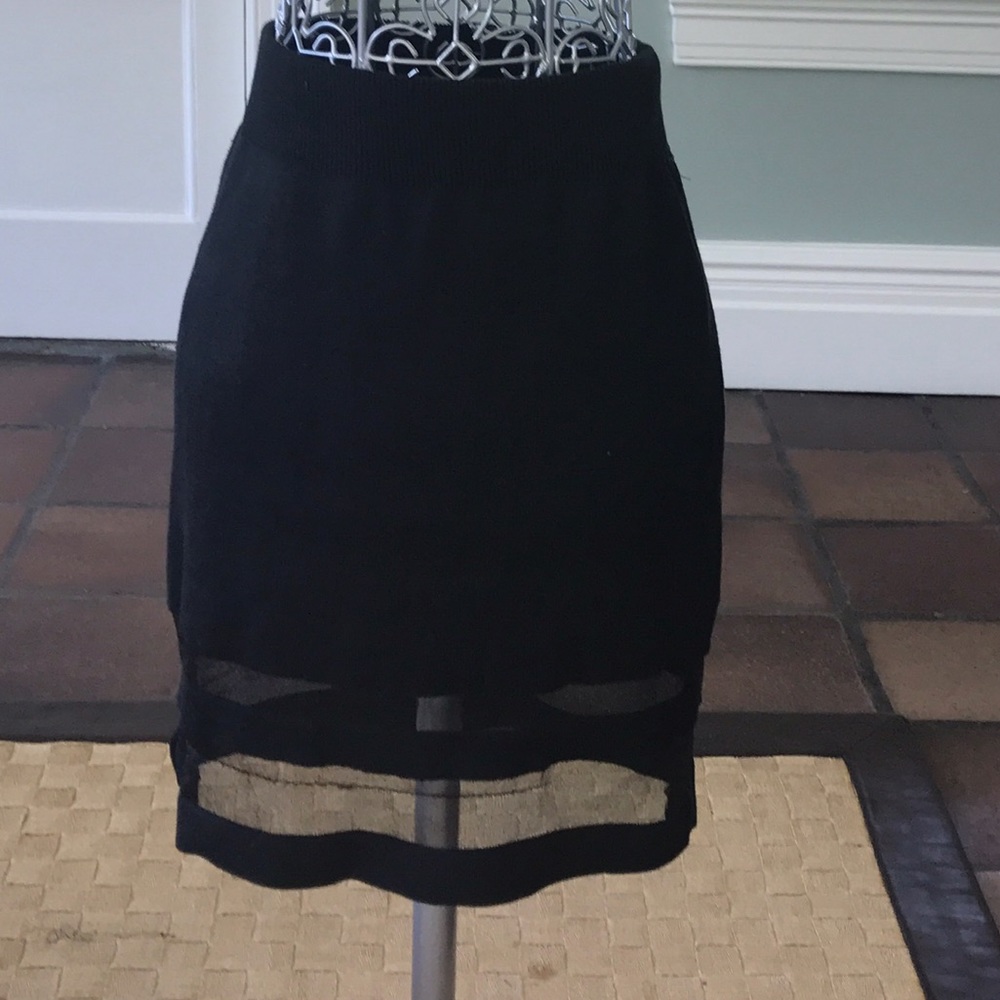 NWT LF Rumor Black Skirt