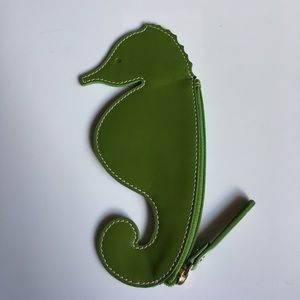 Kate Spade seahorse coin purse