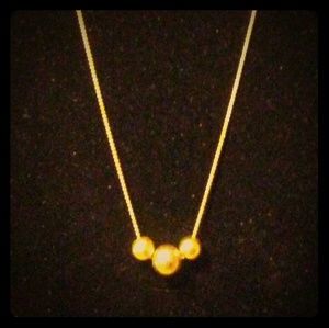 Gold 16 in necklace